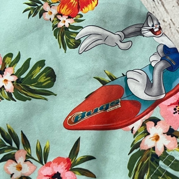 Looney Tunes Cartoon Summer Beach Swim Trunks Shorts Swimwear - Picture 3 of 6